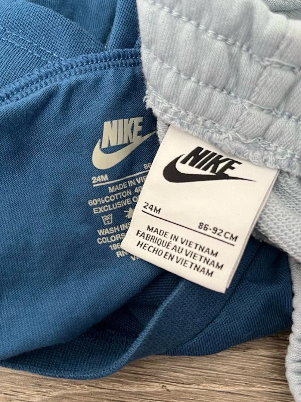 Nike toddler blue club fleece set